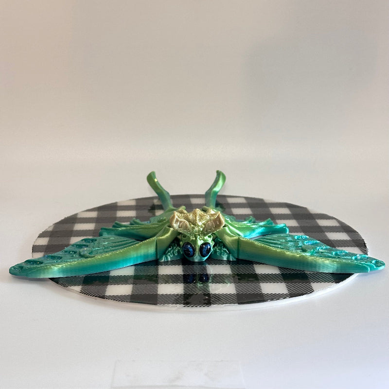 Viridessa Luna Moth 3D Printed Fidget Magnet