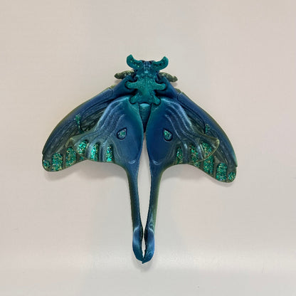 Zephira Luna Moth 3D Printed Fidget Magnet