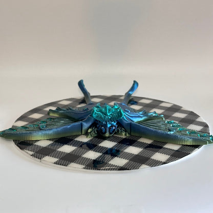 Zephira Luna Moth 3D Printed Fidget Magnet