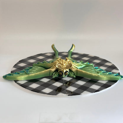 Solara Luna Moth 3D Printed Fidget Magnet