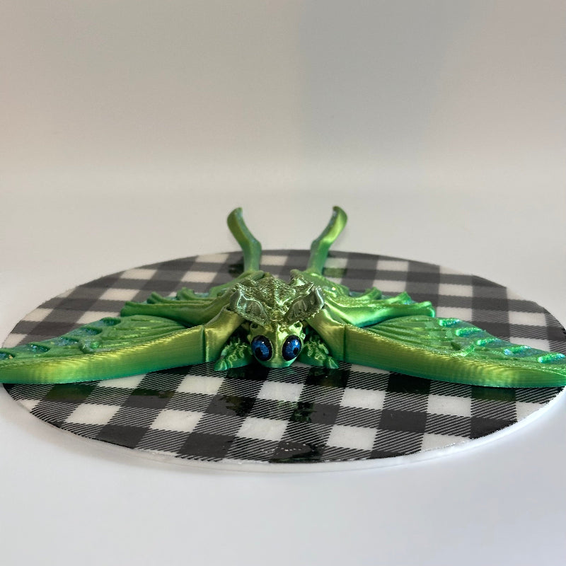 Sylvara Luna Moth 3D Printed Fidget Magnet