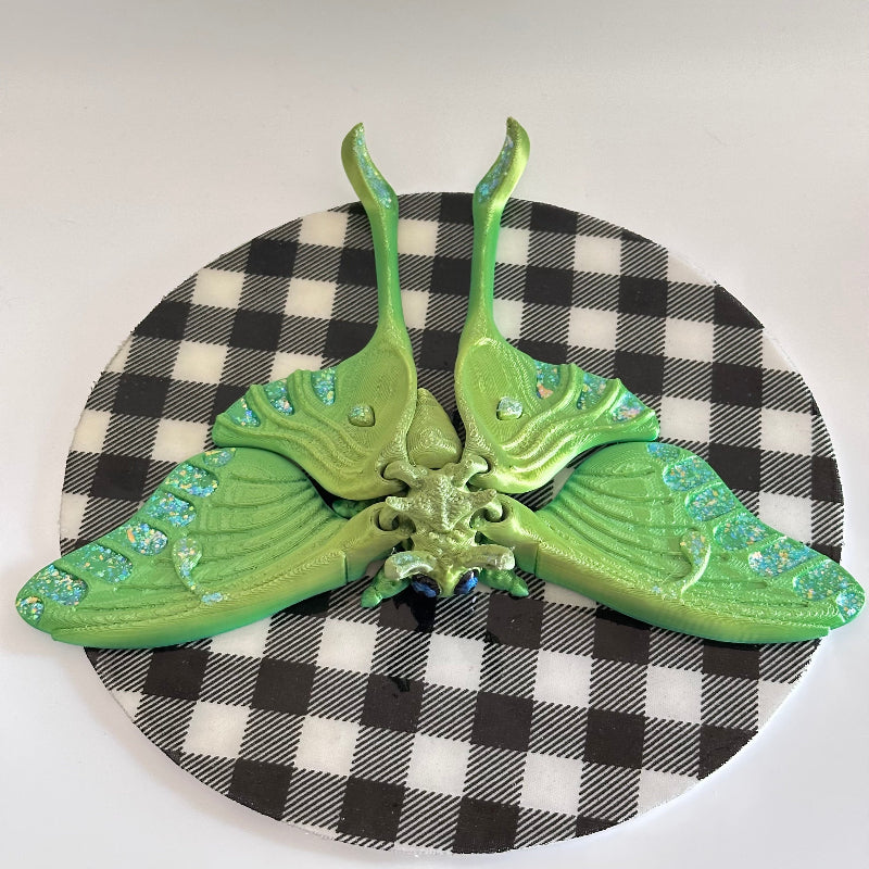 Sylvara Luna Moth 3D Printed Fidget Magnet
