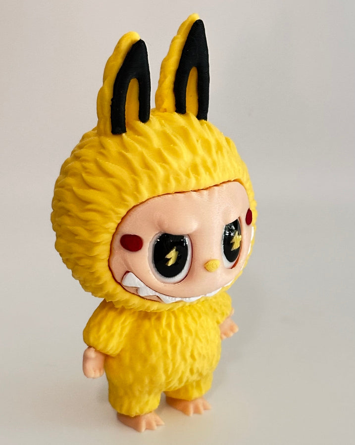 The Electric Yellow LabuBOO 3D Printed Shelfie Collectable