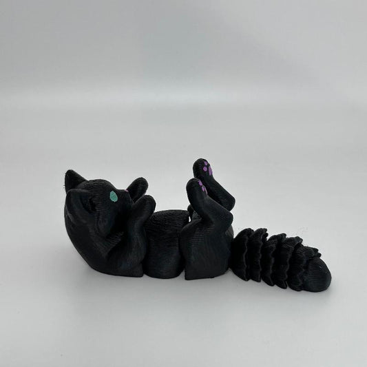 C16 Large Black Cat Fidget