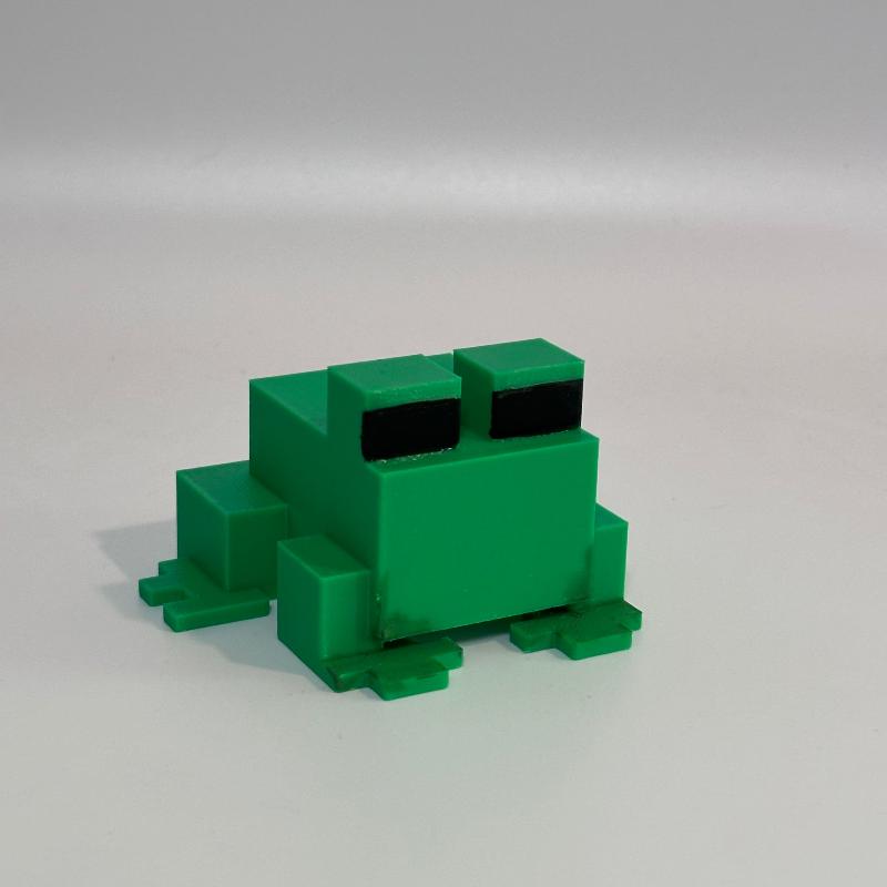 PC17 Minecraft Frog Figurine Pop Culture