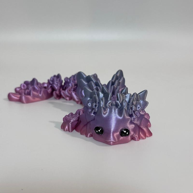 A16 Pink Purple Teal Kosha Axolotl