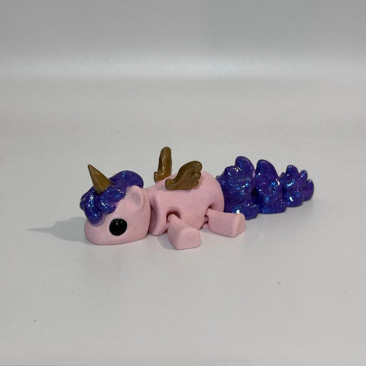 Twinklehoof Pink Unicorn 3D Printed Fidget Collectible