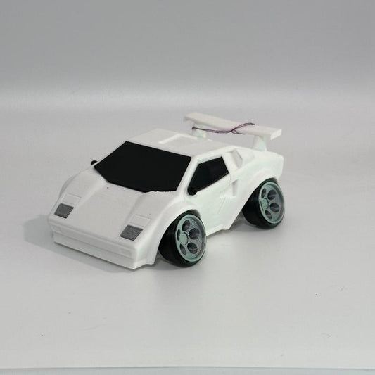 V2 White Car Vehicle