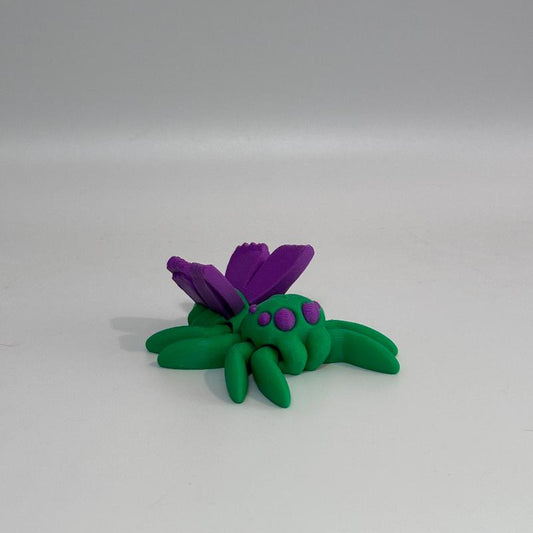 G31 Purple Butterfly Spider Fidget Garden