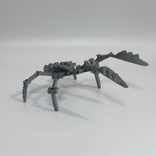 R15 Silver Preying Mantis Robot