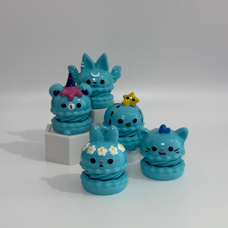 MS4 Blue Macaron Spinners