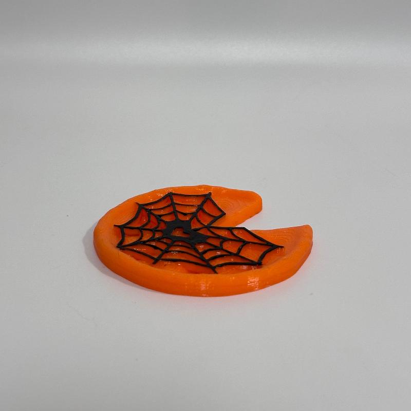 F50 Orange Spiderweb Lilypad