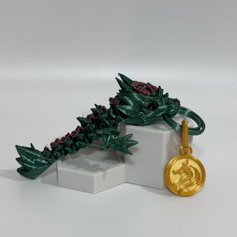 E3 Small Green Rose Dragon