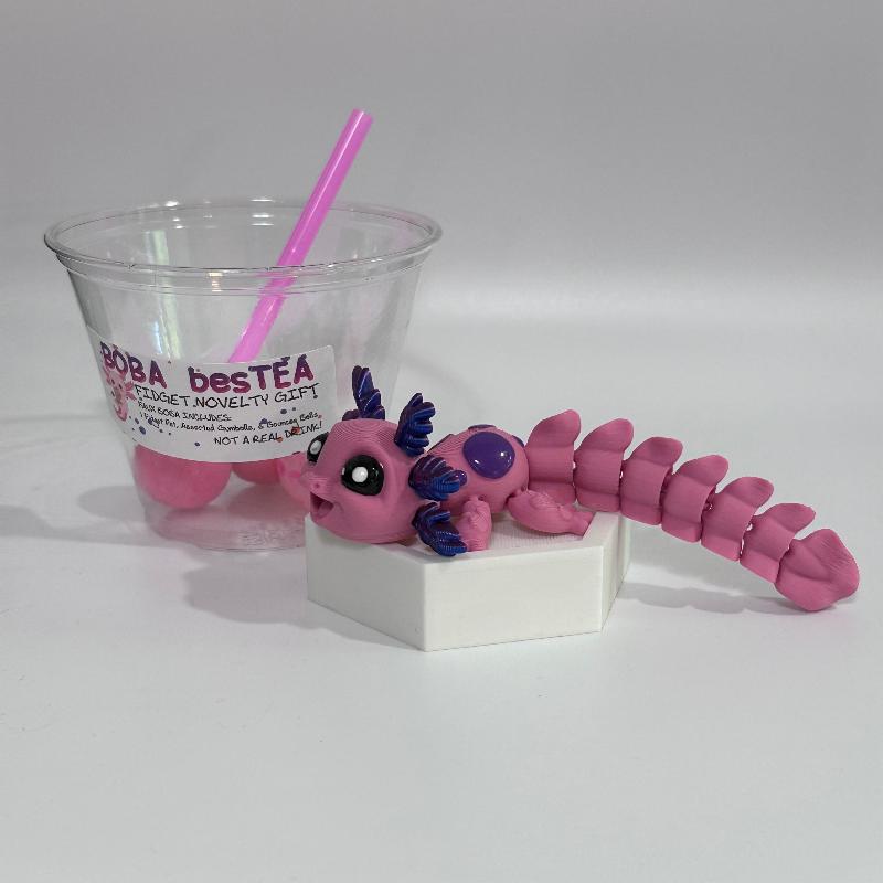 Berry Hibiscus Dream Novelty Boba BesTea 3D Printed Fidget Collectable