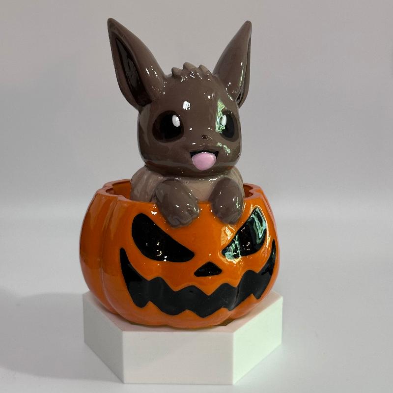 P37 Brown Pumpkin Pokemon Shelfie