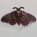 Large Red Bronze Dead Head Moth 3D Printed Fidget Collectable