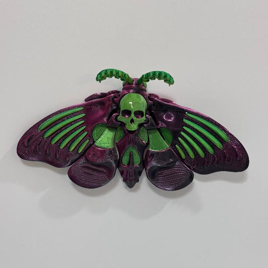 DM6 Red Green Dead Head Butterfly Moth