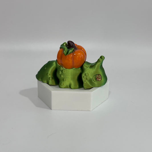 SP13 Green Pumpkin Snail Spooky Fidget