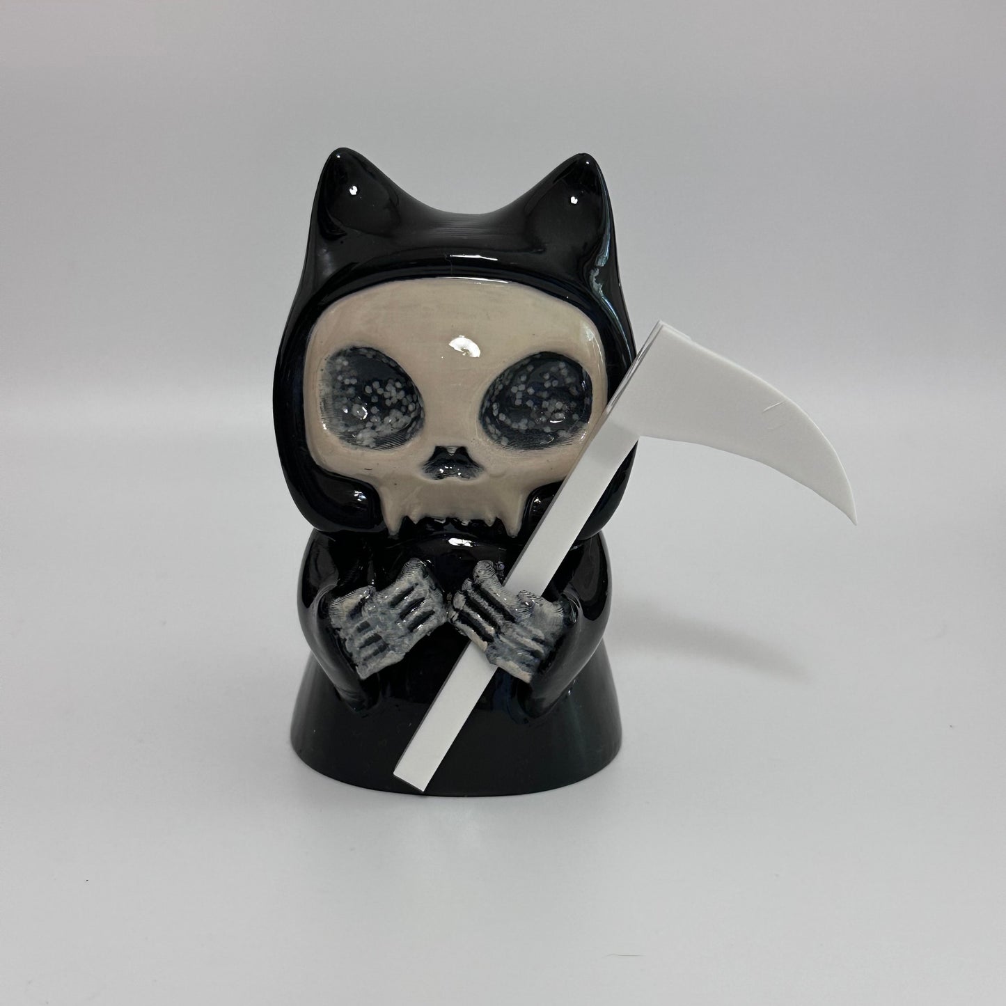 SSP70 Cat Grim Reaper Spooky Shelfie