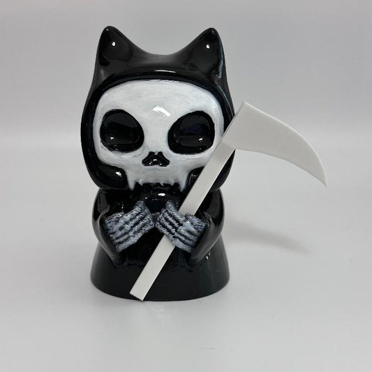 SP71 Cat Grim Reaper Spooky Shelfie