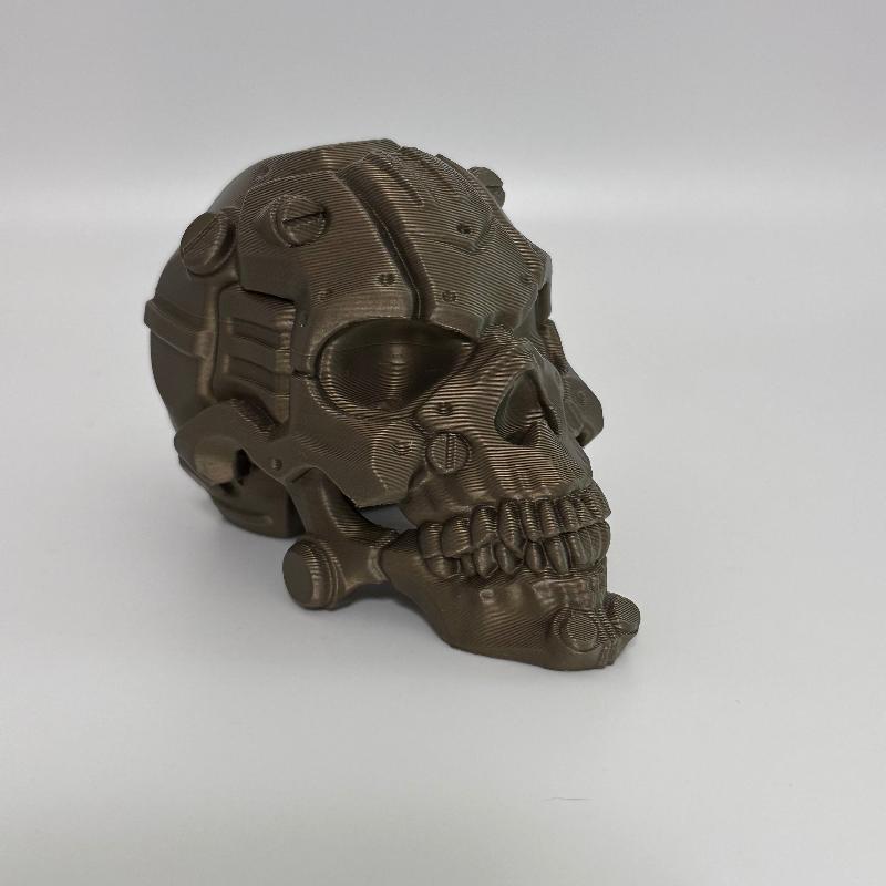 SP68 Steampunk Skull Spooky Shelfie