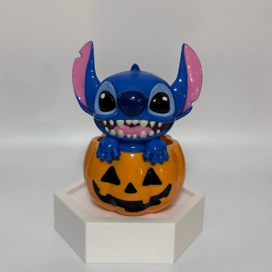 SP108 Stitch Pumpkin Spooky Shelfie