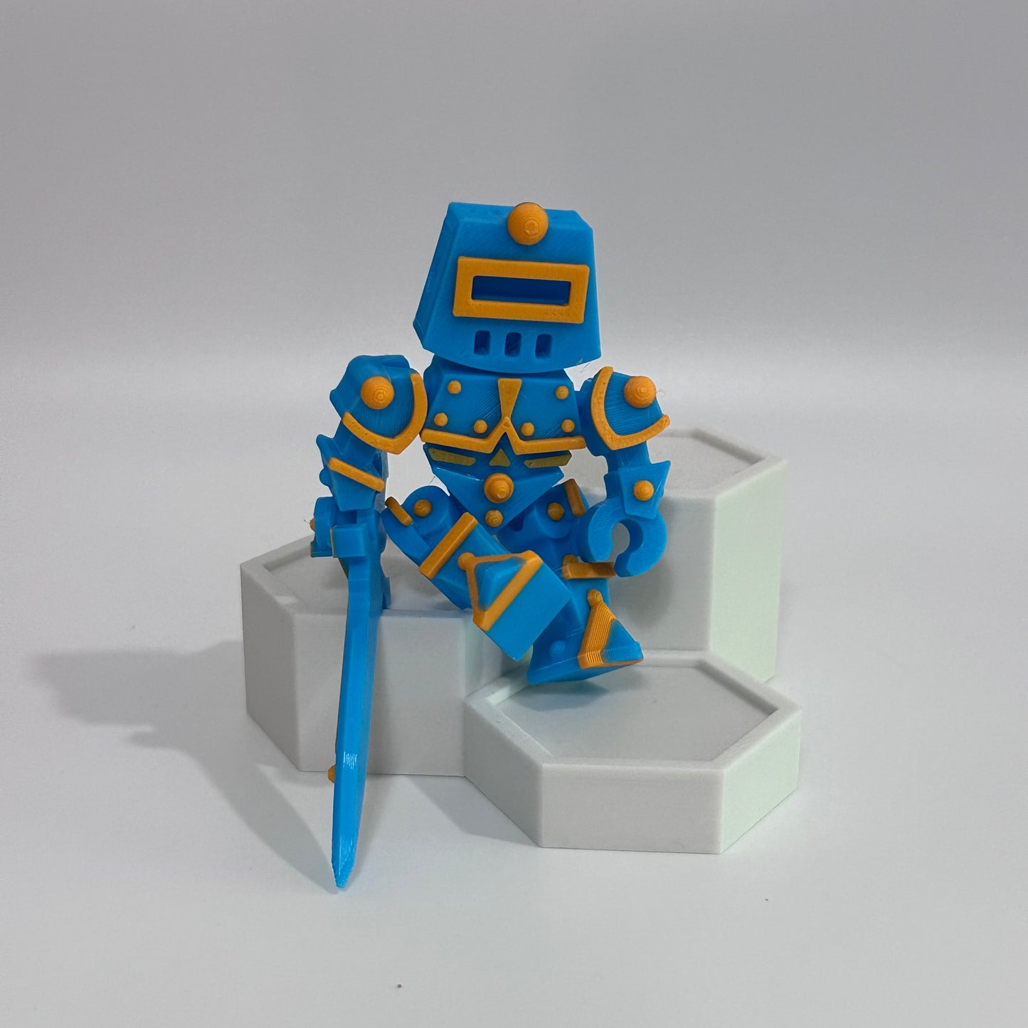 R21 Blue Orange Knight Robot