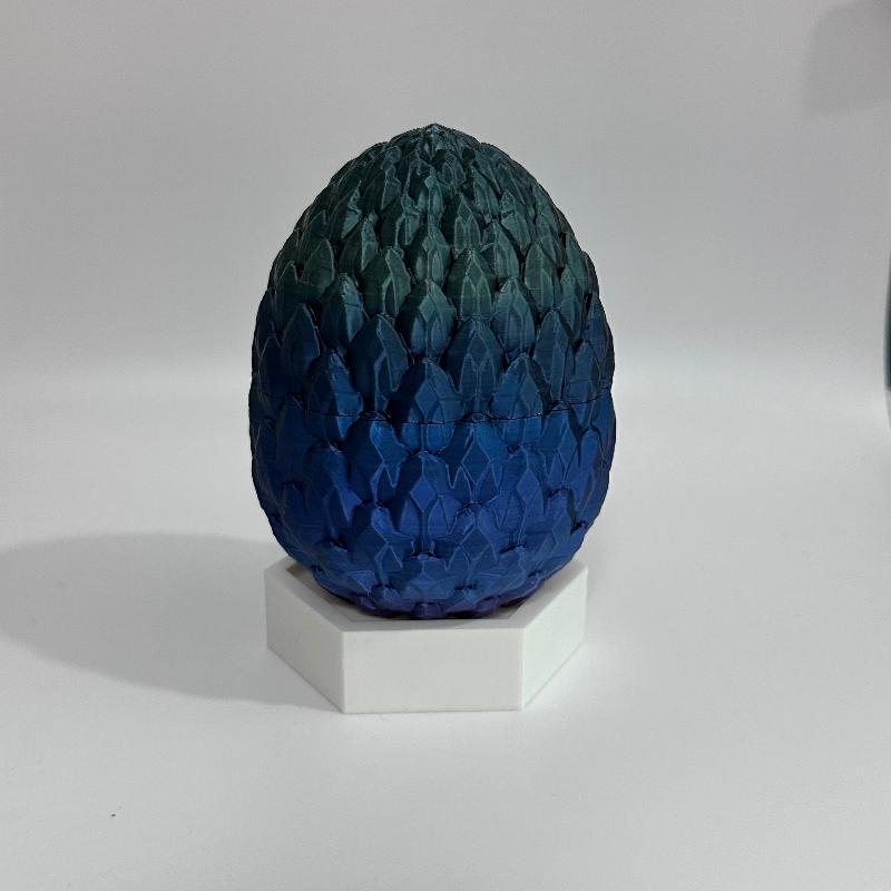 E66 Blue Dragon Egg & Dragon