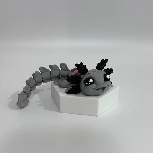 PepperFluff The Axolotl 3D Printed Fidget Collectable