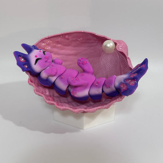 O45 Pink Mercat and Shell Ocean