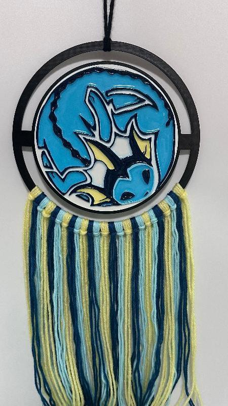 P46 Blue Pokemon Dream Catcher