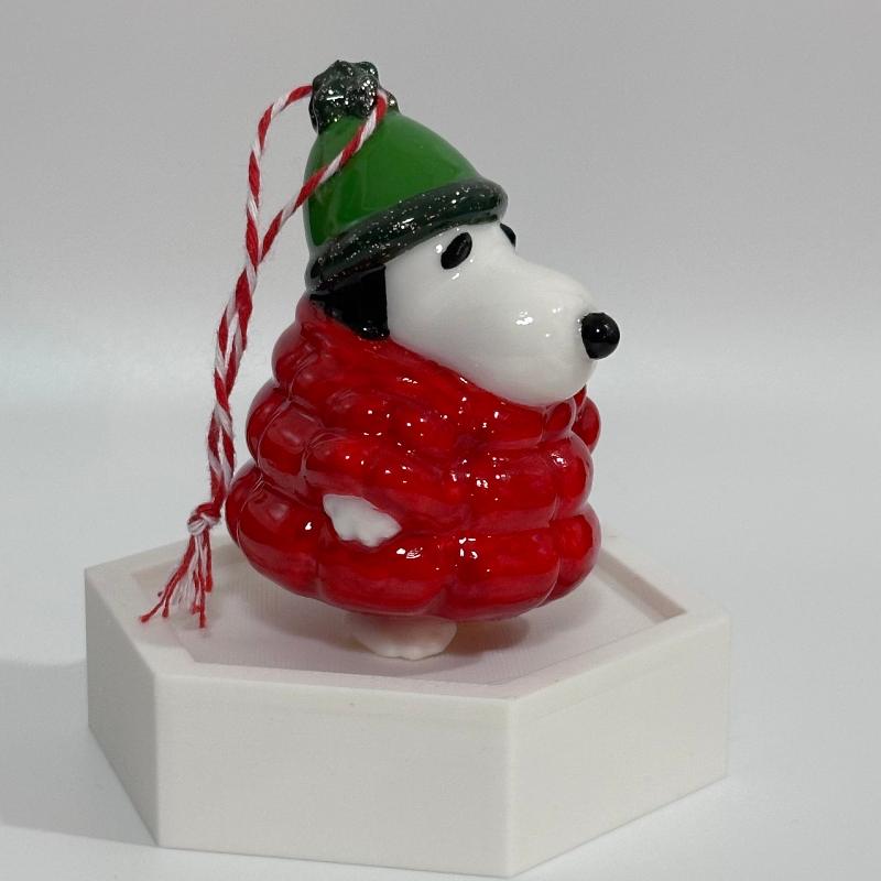 Snoopy Puffer Jacket Holiday Collectable Ornament