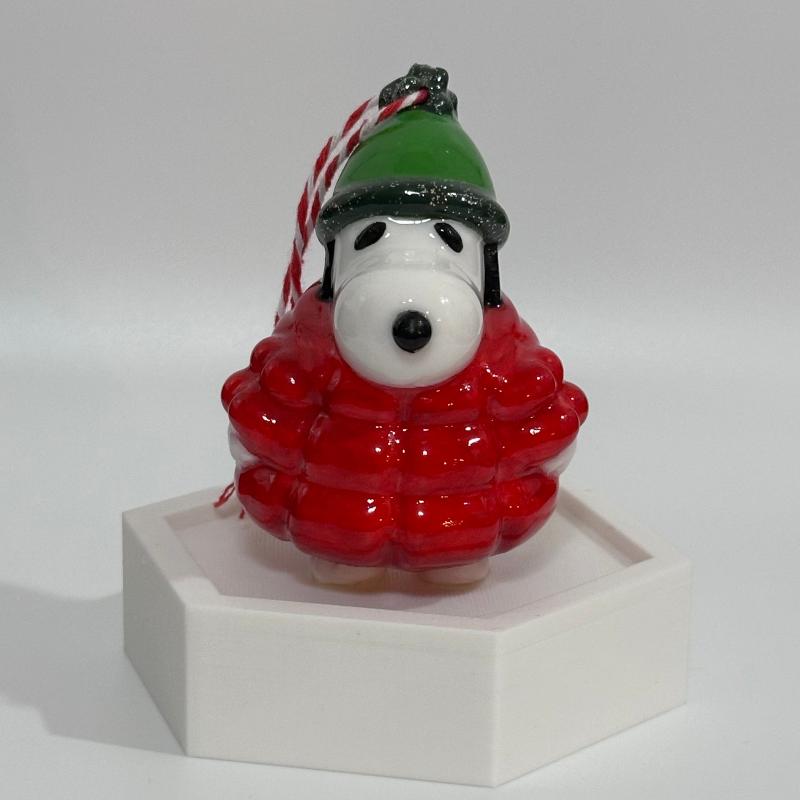 Snoopy Puffer Jacket Holiday Collectable Ornament