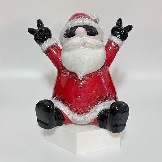 Rock N'Roll Santa Clause 3D Printed Holiday Collectable