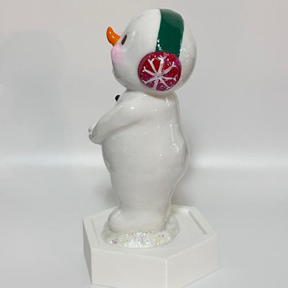 Happy Snowman 3D Printed Holiday Collectable