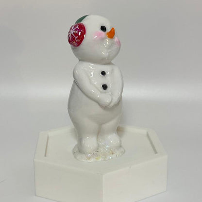 Happy Snowman 3D Printed Holiday Collectable