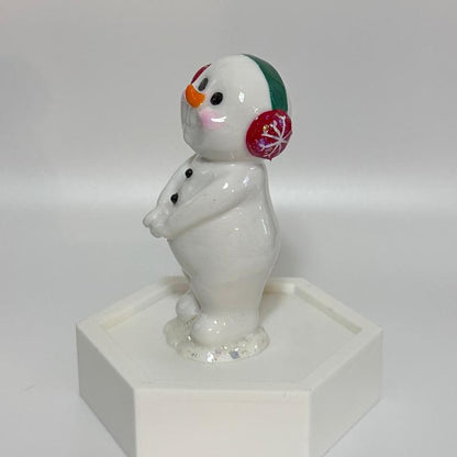 Happy Snowman 3D Printed Holiday Collectable