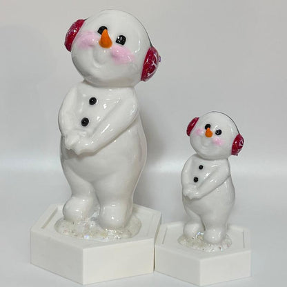 Happy Snowman 3D Printed Holiday Collectable