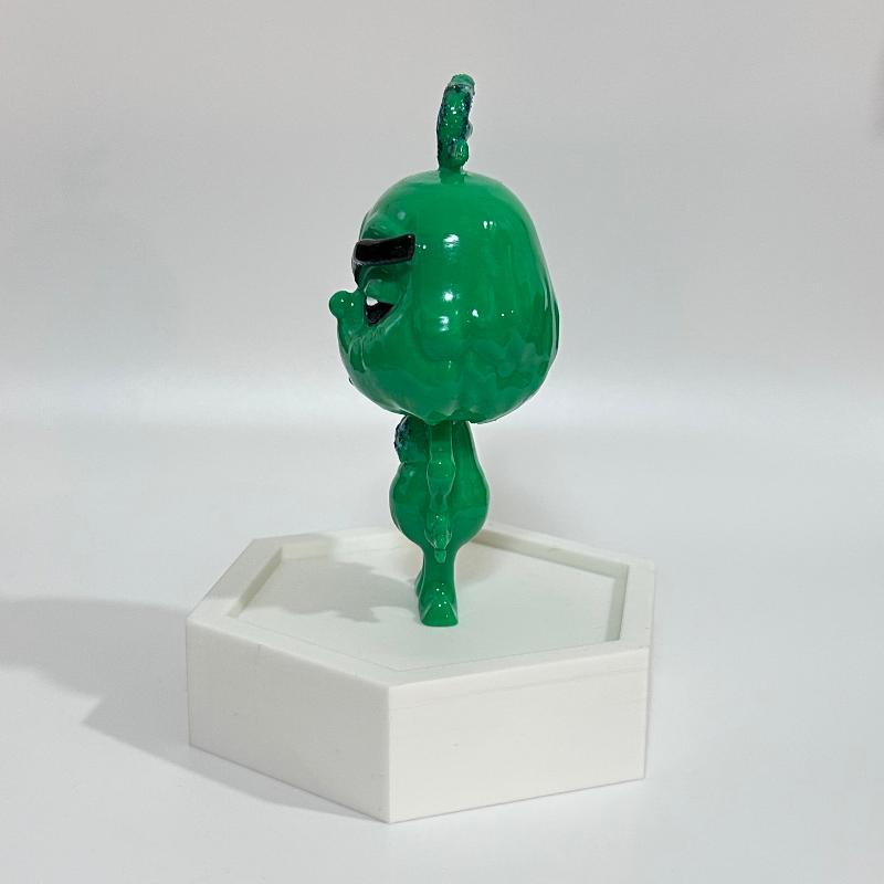 Grinch 3D Printed Shelfie Holiday 3D Printed Collectable