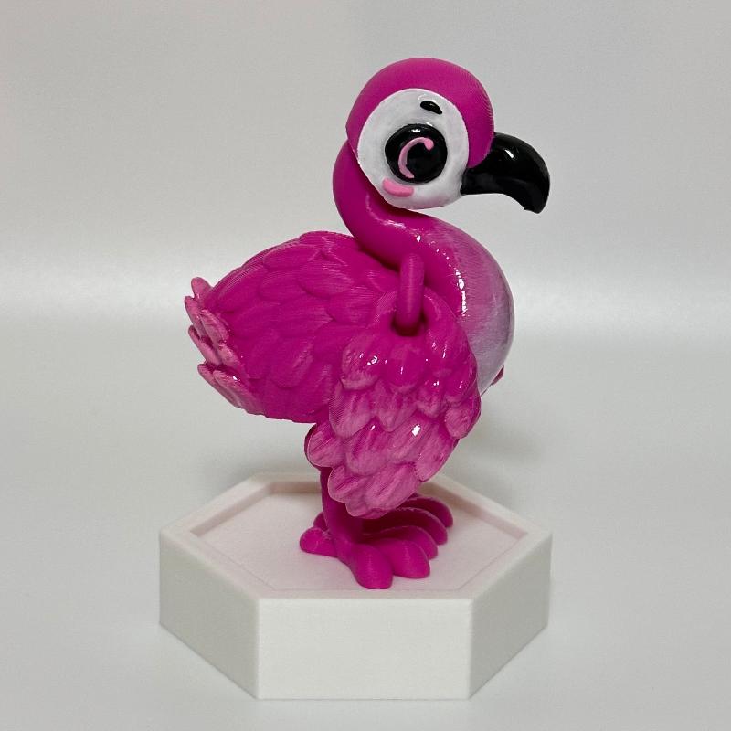 Flamingo 3D Printed Fidget Collectable