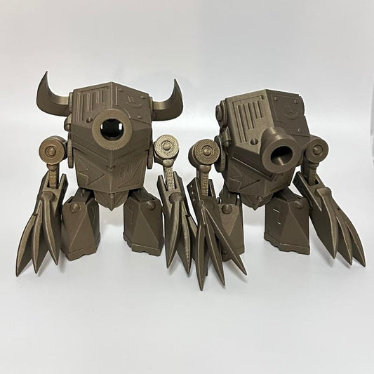 Bronze Bot Slicer 3D Printed Robot Collectable