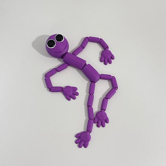 Purple Rainbow Friend Pop Culture 3D Printed Fidget Collectable