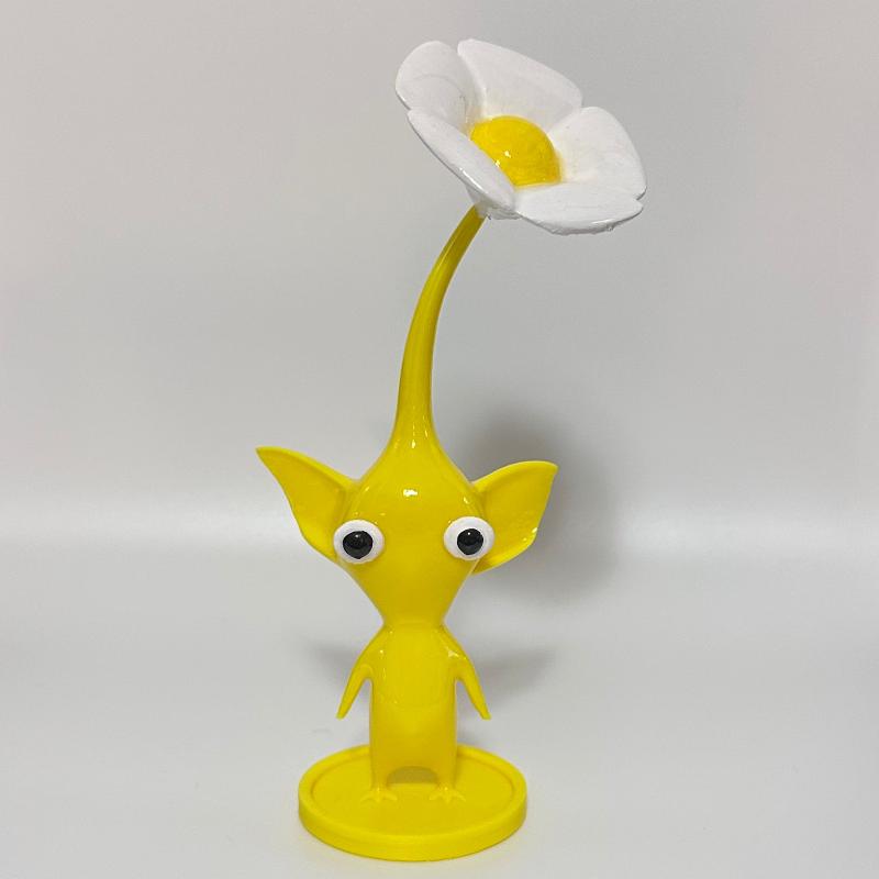 Yellow Pikmin Pop Culture 3D Printed Shelfie Collectable