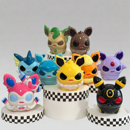 Chibi Eevee Evolution Pokemon Shelfie Collectable