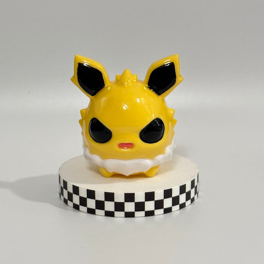 Chibi Jolteon Evolution Pokemon 3D Printed Shelfie Collectable