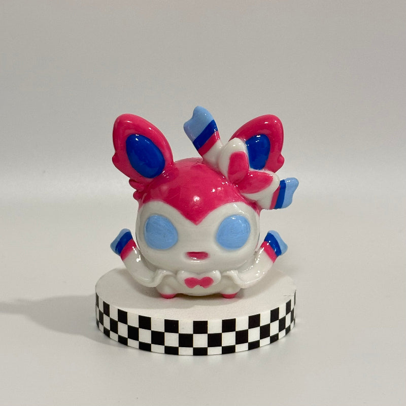 Chibi Sylveon Evolution Pokemon 3D Printed Shelfie Collectable