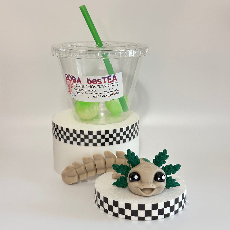 Matcha Coconut Bliss Novelty Boba Bestie 3D Printed Fidget Collectable