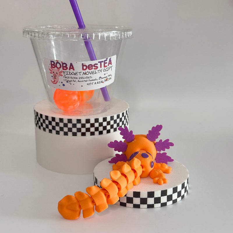 Haunted Pumpkin Berry Novelty Boba Bestie 3D Printed Fidget Collectable