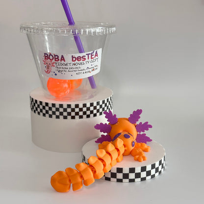 Haunted Pumpkin Berry Novelty Boba Bestie 3D Printed Fidget Collectable