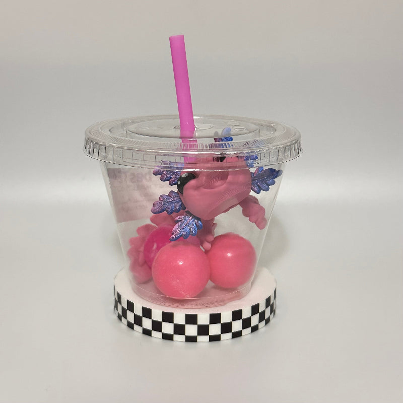 Berry Hibiscus Dream Novelty Boba BesTea 3D Printed Fidget Collectable